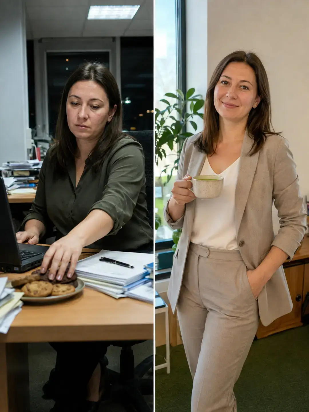Ірина з Києва, фото до та після